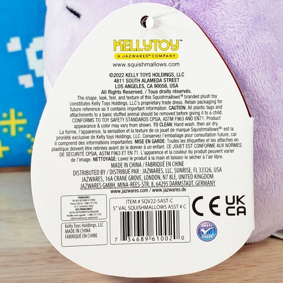 Squishmallow Tabitha the Valentine's Day Cat 5" 2022 UltraSoft Stuffed Plush - Picture 11 of 11